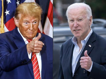 A combination photo of former US President Donald Trump and current US President Joe Biden. (AFP)